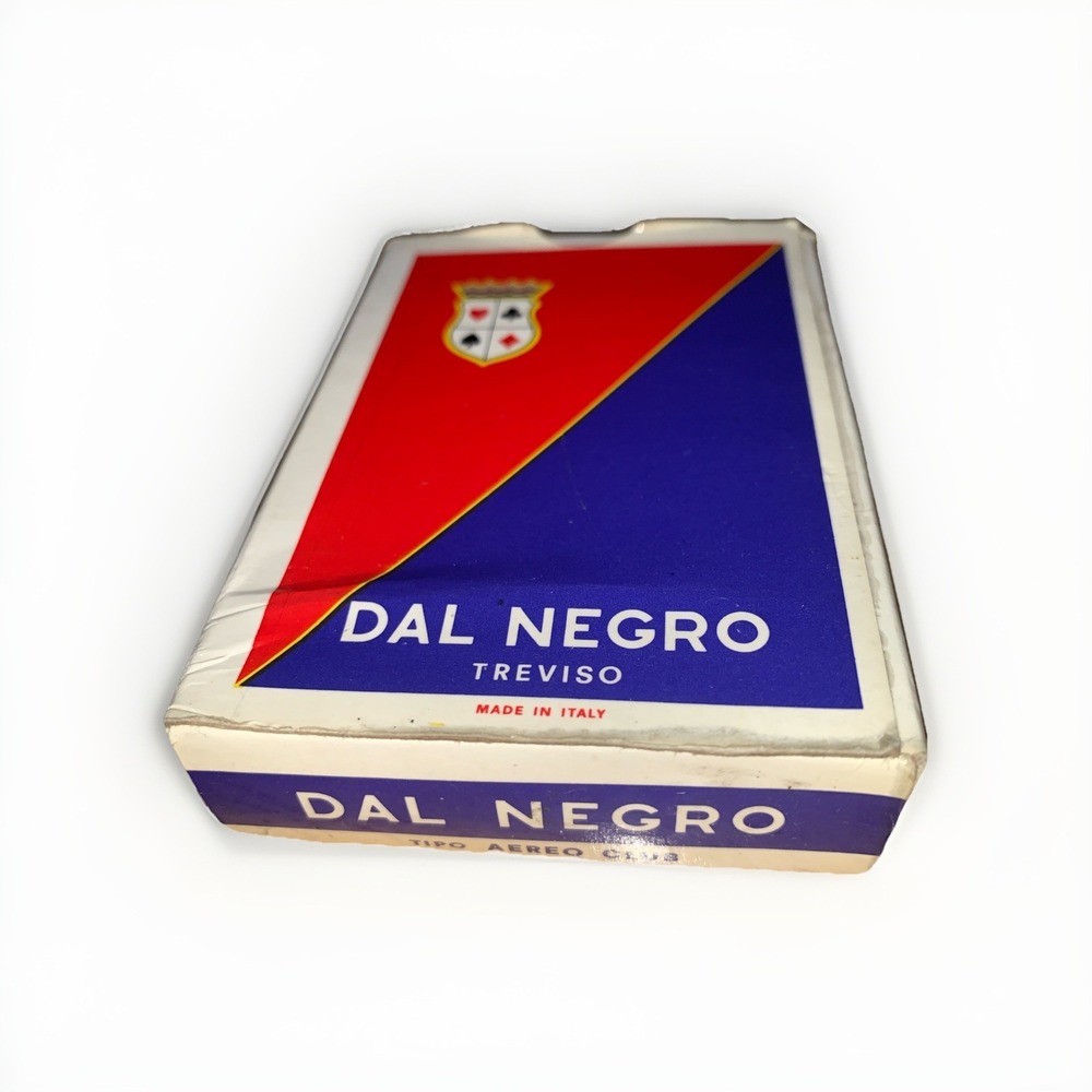 Dal Negro Poker Superplastic Playing Cards Unisex OS Red Blue Good Made in Italy